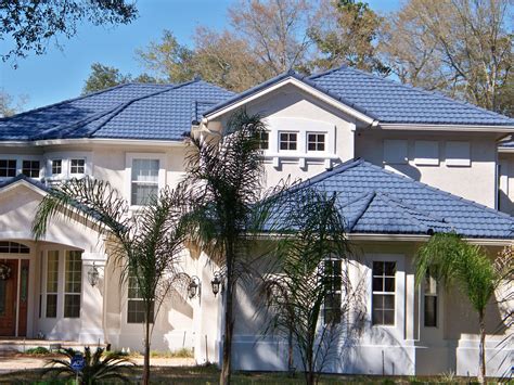 caribbean style house blue metal roof|blue metal roof interior.